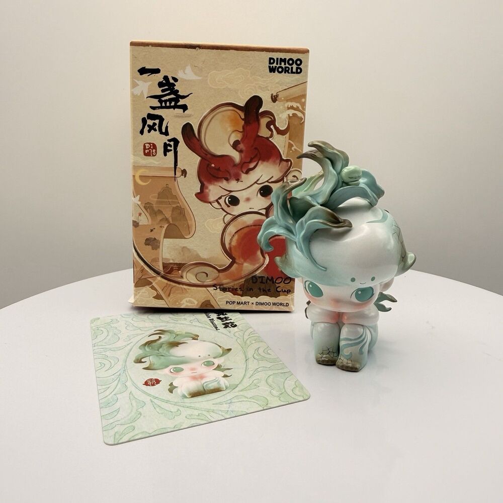 PopMart x Dimoo Stories in the Cup Series Figure - Porcelain Blossoms